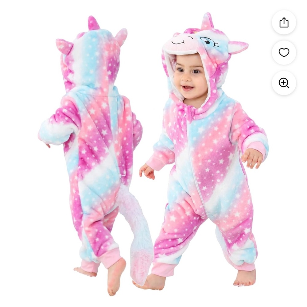 Unicorn Kids One Piece Romper